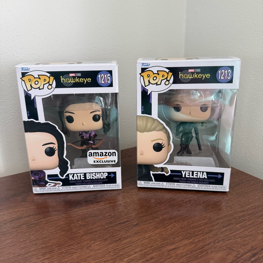 Funko Pop Marvel Hawkeye Yelena and Kate Bishop